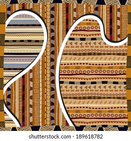 Seamless  in the African style