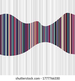 Seamless African Style Colorful Striped Pattern