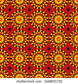 Seamless African Style Pattern for textile and fabric print