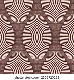 Seamless African Wax Print fabric, Ethnic shields ornament for your design, colorful tribal motifs, geometric elements. Vector texture, afro kitenge textile, Ankara fashion style background