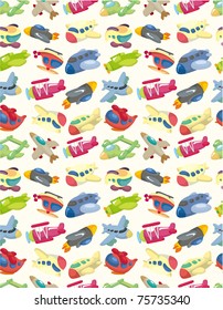 seamless airplane pattern