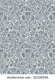 Seamless All Over Patterning Floral Ornament Background Pattern