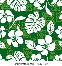 Seamless Aloha Friday Hawaiian Shirt Pattern