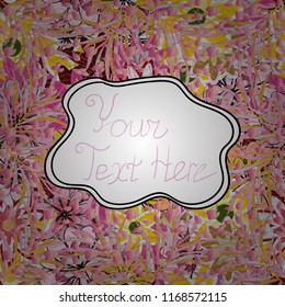 Seamless. Alphabet in the style of dudling, letters of the alphabet. Vector illustration. Drawing from the branches of leaves, flowers. Dudling drawing. Pictures on pink, white and neutral colors.