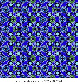 Seamless amazing abstract background multicolor circle magic.