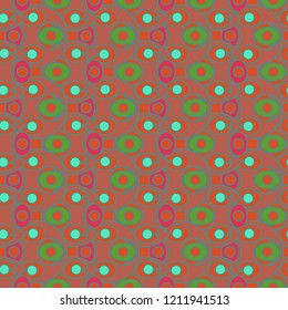 Seamless amazing abstract background multicolored circle magic.