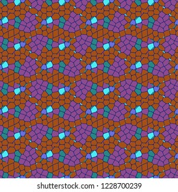 Seamless amazing abstract background multicolored grid mosaic.