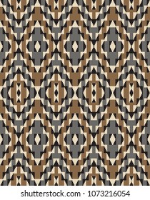 Seamless American Indians tribal patterns. Navajo ethnic style.