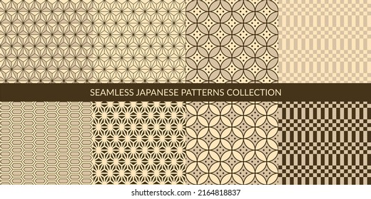 Fondo De Ilustración De Vectores De Patrones Japoneses Antiguos Y Sin Precedentes