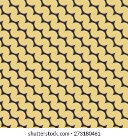 Seamless ancient palette diagonal rounded zigzag pattern vector