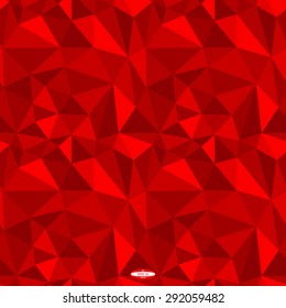 seamless angular abstract dark red pattern with raspberry texture with marsala triangle with abstract purple line isolated on magenta background. vector illustration