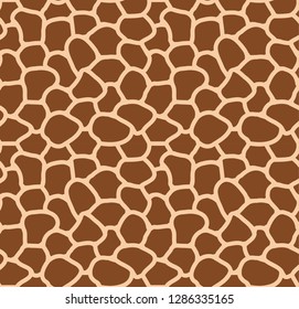 Seamless animal leopard pattern, vector