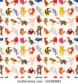 seamless animal pattern