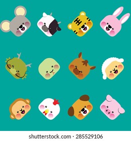 Seamless animal pattern