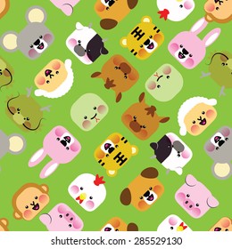 Seamless animal pattern