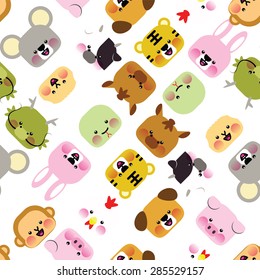 Seamless animal pattern