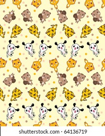 seamless animal pattern