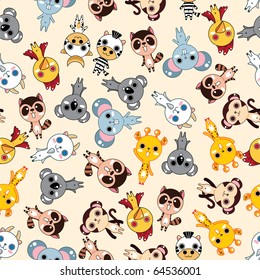 seamless animal pattern