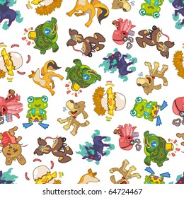 seamless animal pattern