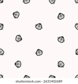 Seamless animal pattern. Idea for fabric, tablecloth pattern, wrapping paper, gift paper. Print ditsy. Motives are scattered randomly. Animal pattern background. cute pattern.