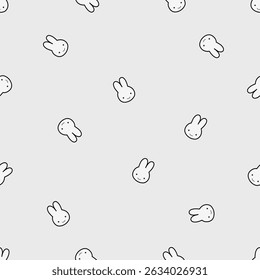 Seamless animal pattern. Idea for fabric, tablecloth pattern, wrapping paper, gift paper. Print ditsy. Motives are scattered randomly. Animal pattern background. cute pattern.

