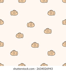 Seamless animal pattern. Idea for fabric, tablecloth pattern, wrapping paper, gift paper. Print ditsy. Motives are scattered randomly. Animal pattern background. cute pattern.
