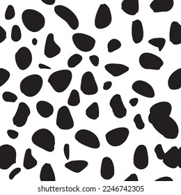 Seamless animal pattern for textile design. Seamless background from Dalmatian spots