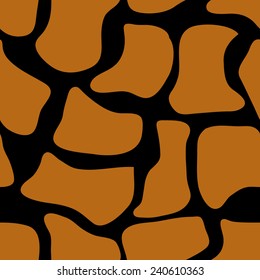 Seamless animal pattern for textile design. Seamless pattern of giraffe spots. Natural textures. 
