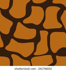Seamless animal pattern for textile design. Seamless pattern of giraffe spots. Natural textures. 