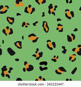 Seamless animal pattern for textile design. Seamless pattern of jaguar spots. Natural textures.