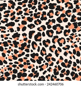 Seamless animal pattern for textile design / Vector illustration