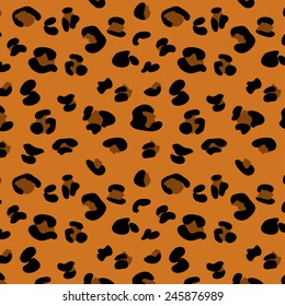 Seamless animal pattern for textile design. Seamless pattern of jaguar spots. Natural textures.