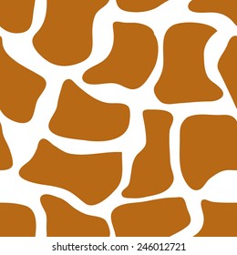 Seamless animal pattern for textile design. Seamless pattern of giraffe spots. Natural textures. 