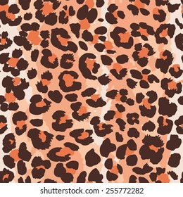 Seamless animal pattern for textile design / Vector illustration