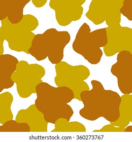 Seamless animal pattern for textile design. Seamless pattern of giraffe spots. Natural textures.