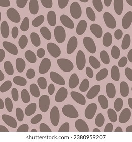 Seamless Animal Print Leopard Cheetah Dot Spots Skin Background Pattern 