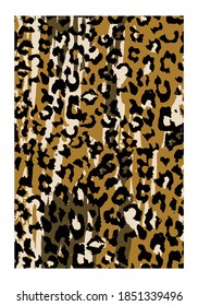 Seamless animal print, leopard, zebra, tiger pattern
