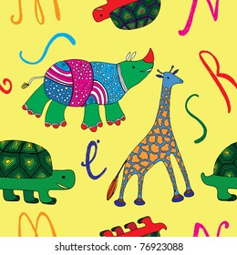 seamless animal print pattern