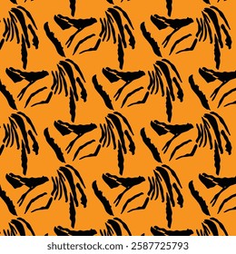  Seamless  Animal Print Pattern Tiger Print  Leopard Print Patter