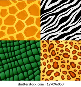 Seamless animal skin pattern