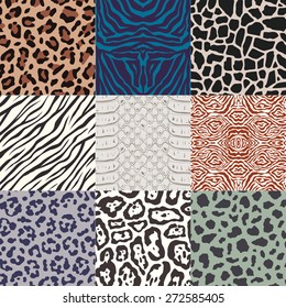 seamless animal skin pattern