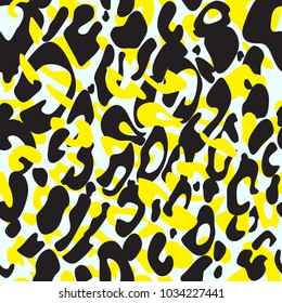 Seamless animal skin texture. Leopard background.