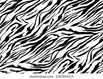 Seamless animal, zebra, print, pattern. Modern and fashion. Vector illustration.