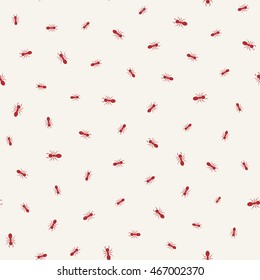 Seamless Ant Pattern of Various Size and Orientations
