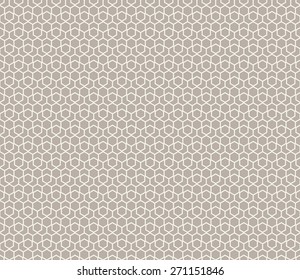 Seamless anthracite gray hexagonal pattern vector