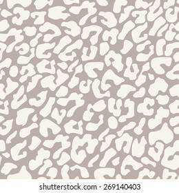 Seamless anthracite gray leopard print tileable animal pattern vector