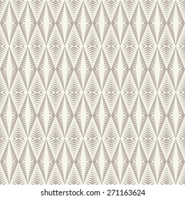 Seamless anthracite gray vintage native american pattern vector