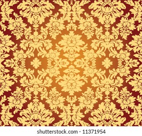 Seamless antique background image - tileable and vector