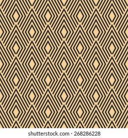 Seamless antique palette art deco op art diamond pattern vector