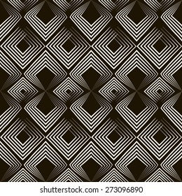 Seamless antique pattern ornament. Geometric stylish background. Vector repeating texture
